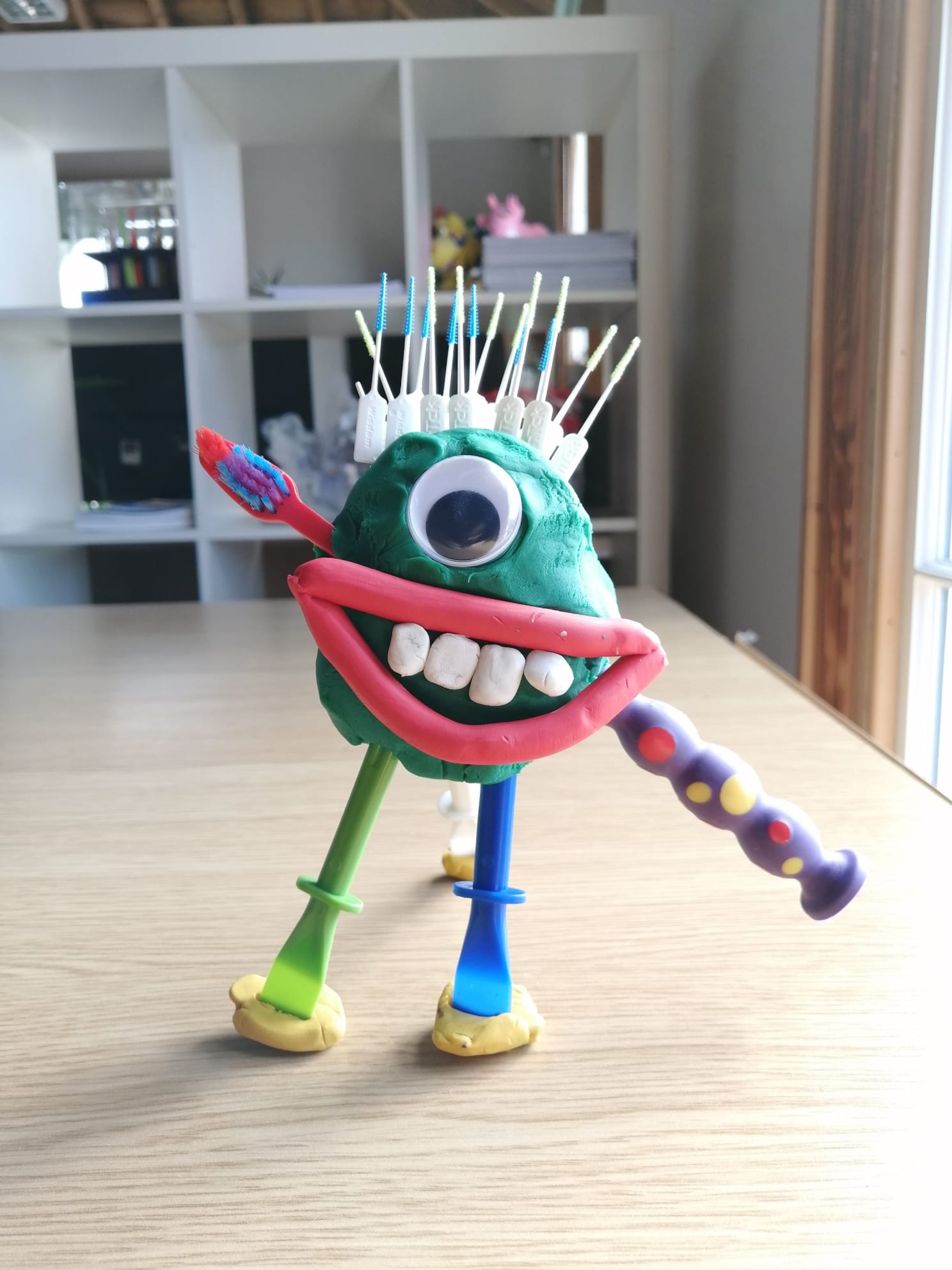 monster made of playdoh